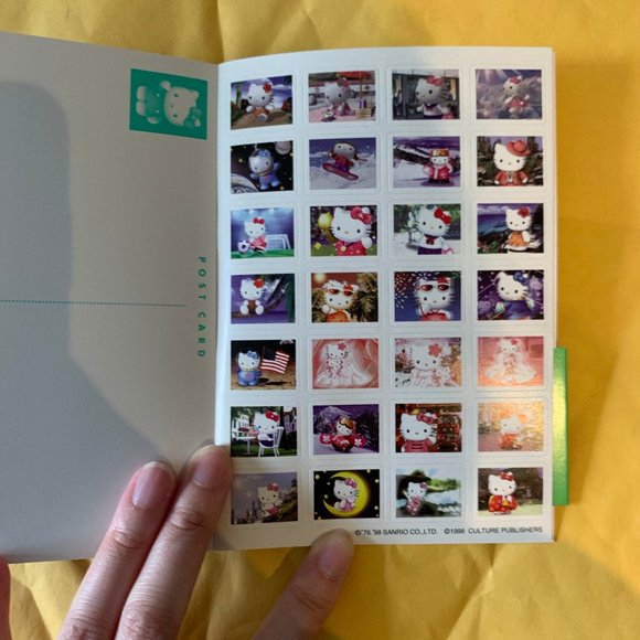 VERY RARE vintage 1998 Hello Kitty Post card book (38) volume 2 - Picture 6 of 10